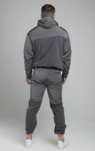Grey Hybrid Pro Overhead Hoodie sold by Siksilk