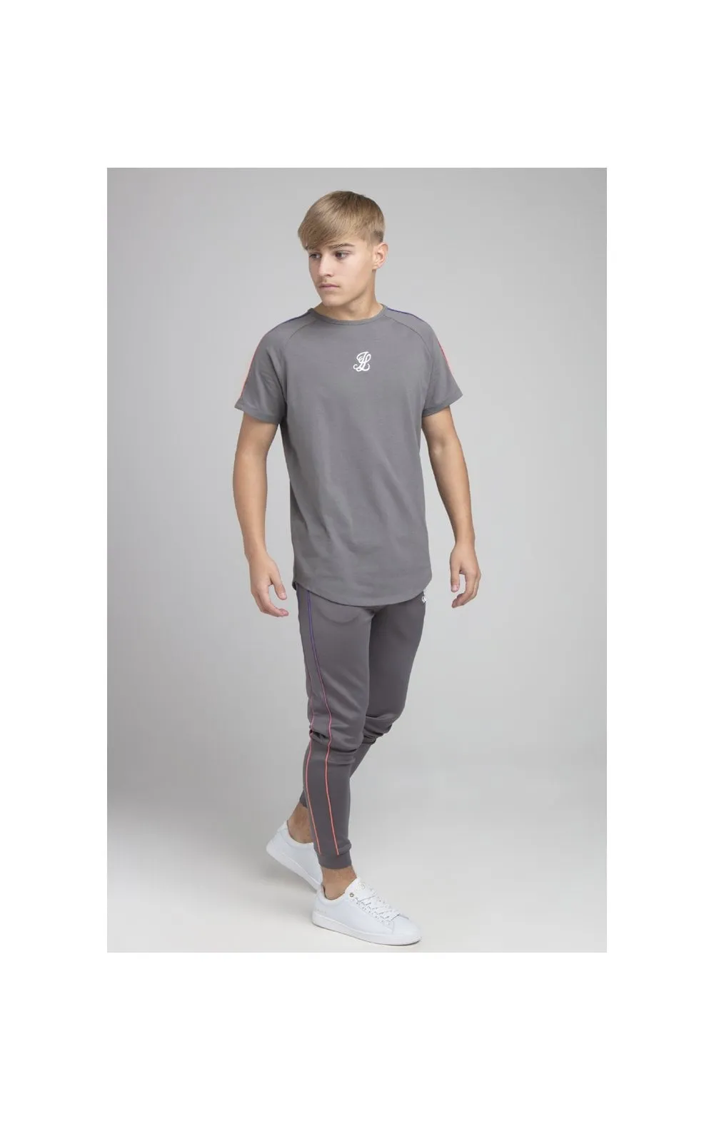 Illusive London Transient Jogger - Grey Purple & Orange sold by Siksilk product image thumbnail 5