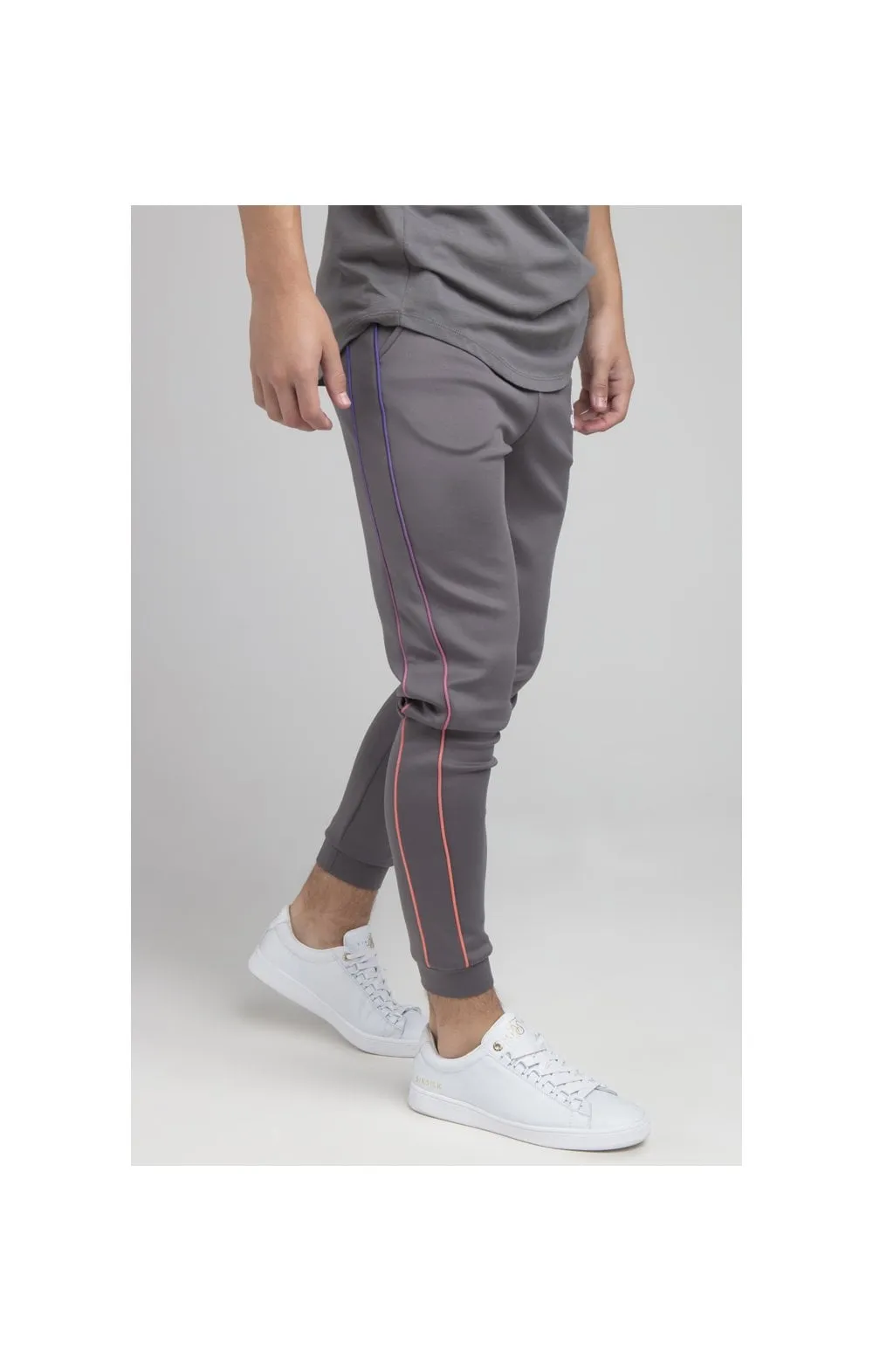Illusive London Transient Jogger - Grey Purple & Orange sold by Siksilk product image thumbnail 2
