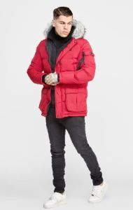 Red Arctic Parka sold by Siksilk