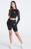 Girls Black Ribbed Taped Cropped T-Shirt sold by Siksilk