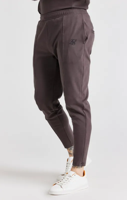 Grey Pin Tuck Skinny Jogger sold by Siksilk