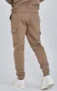 Brown Essentials Cargo Joggers sold by Siksilk