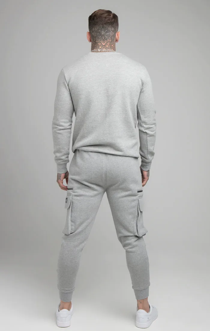 Grey Cuffed Cargo Jogger sold by Siksilk product image thumbnail 5