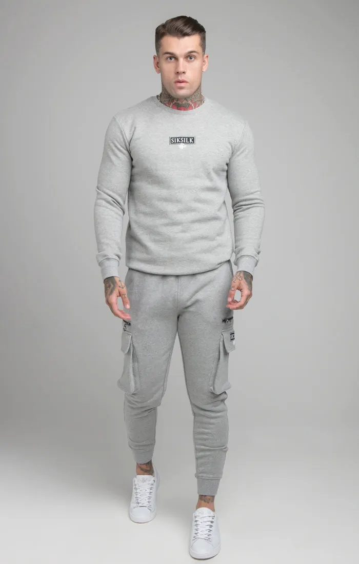 Grey Cuffed Cargo Jogger sold by Siksilk product image thumbnail 2