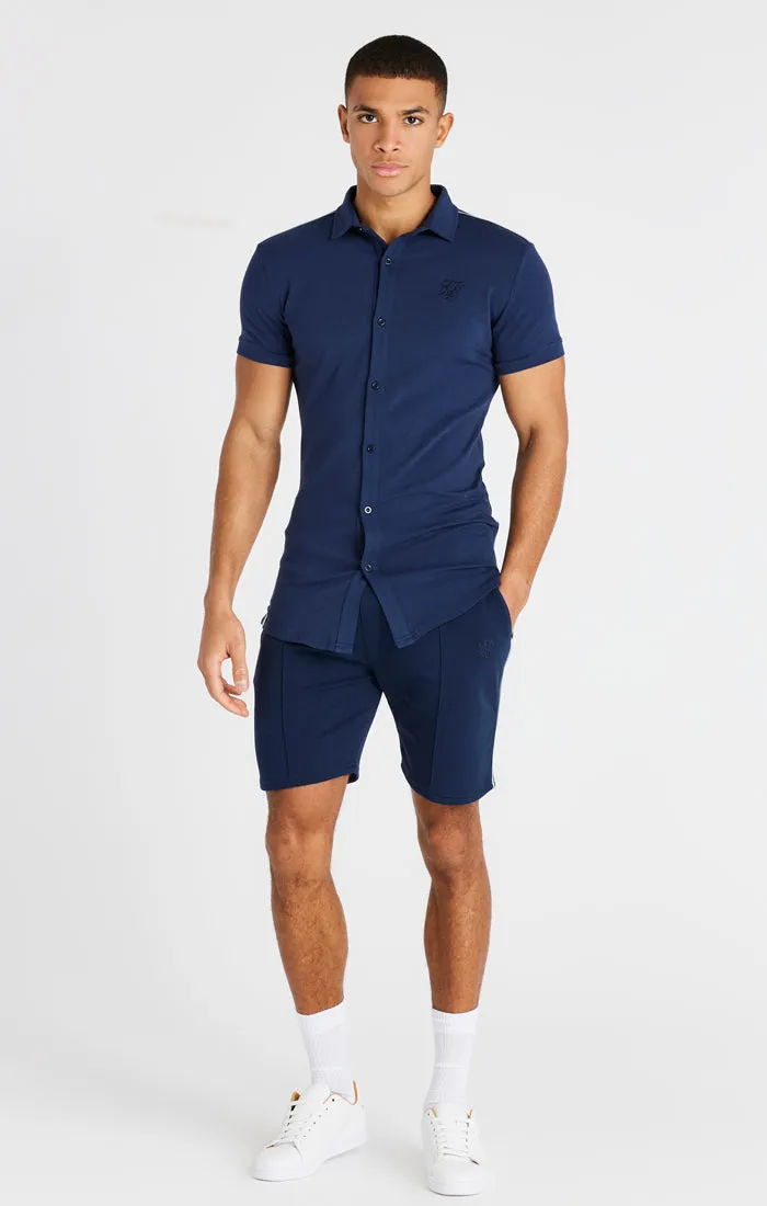Navy Jersey Shirt sold by Siksilk product image thumbnail 4