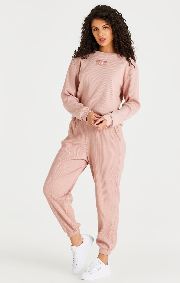 SikSilk Rib Joggers - Pink sold by Siksilk product image thumbnail 2