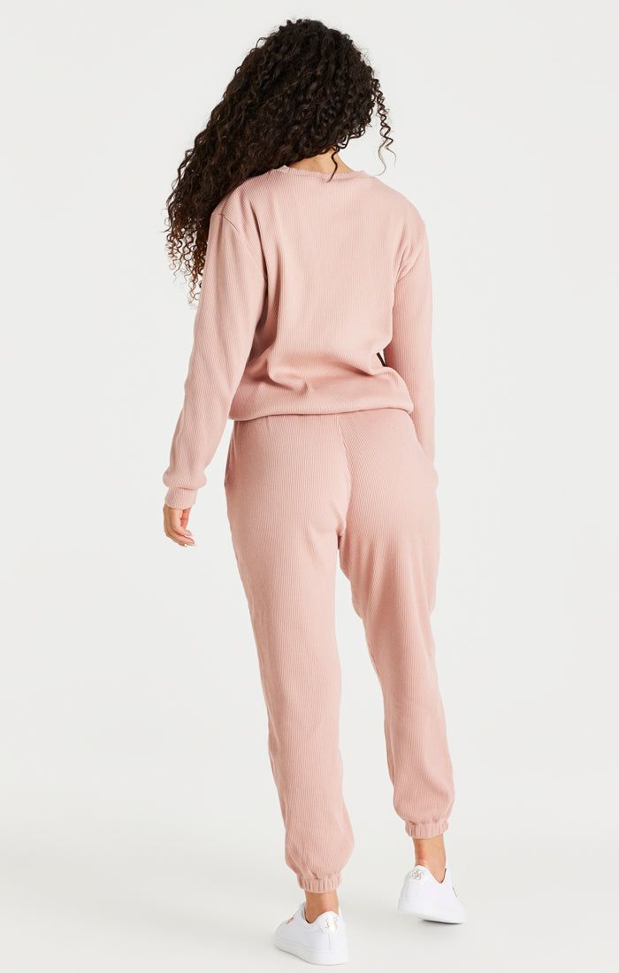 SikSilk Rib Joggers - Pink sold by Siksilk product image thumbnail 3