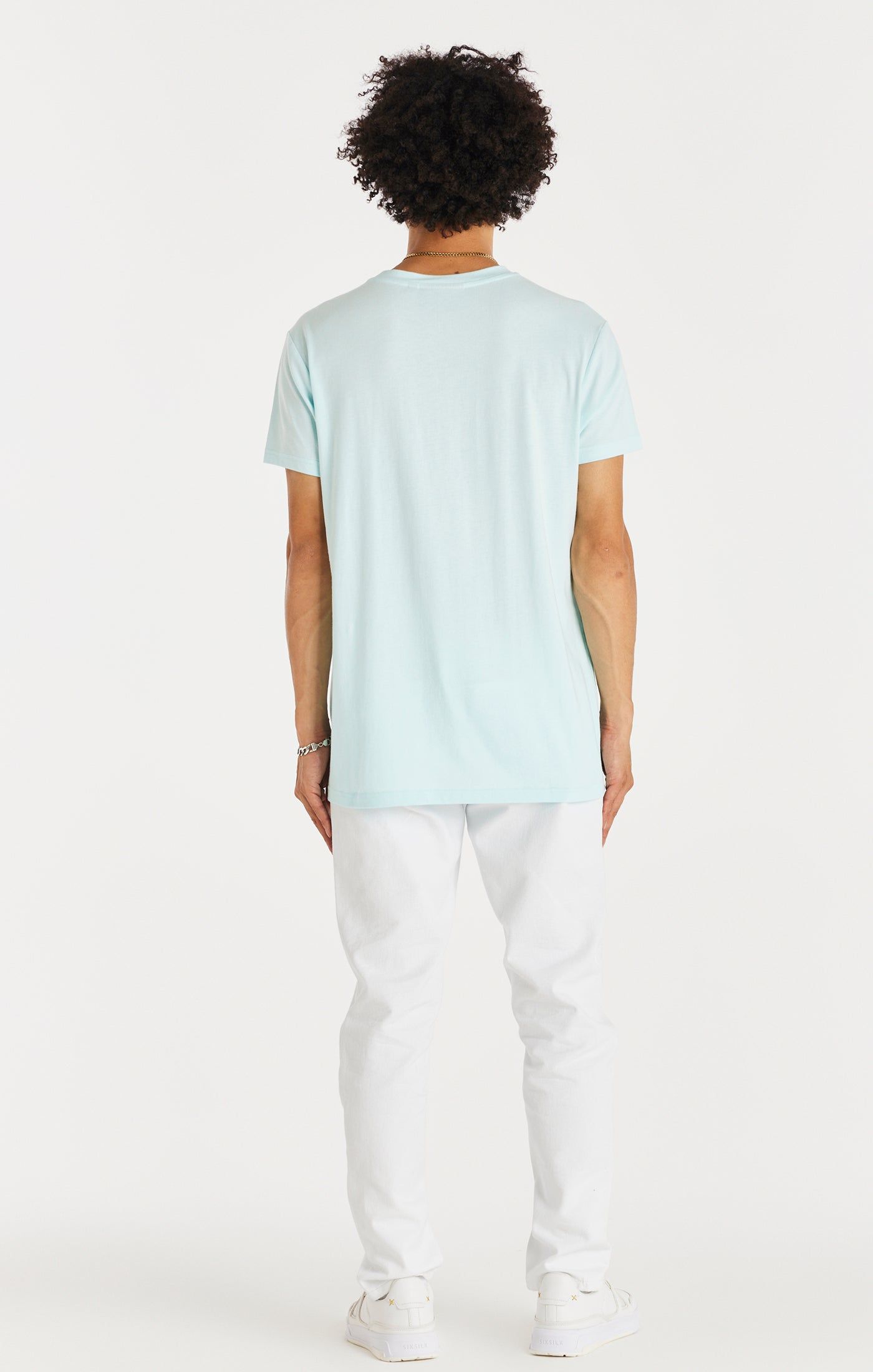 Blue Varsity Boxy Fit T-Shirt sold by Siksilk product image thumbnail 5