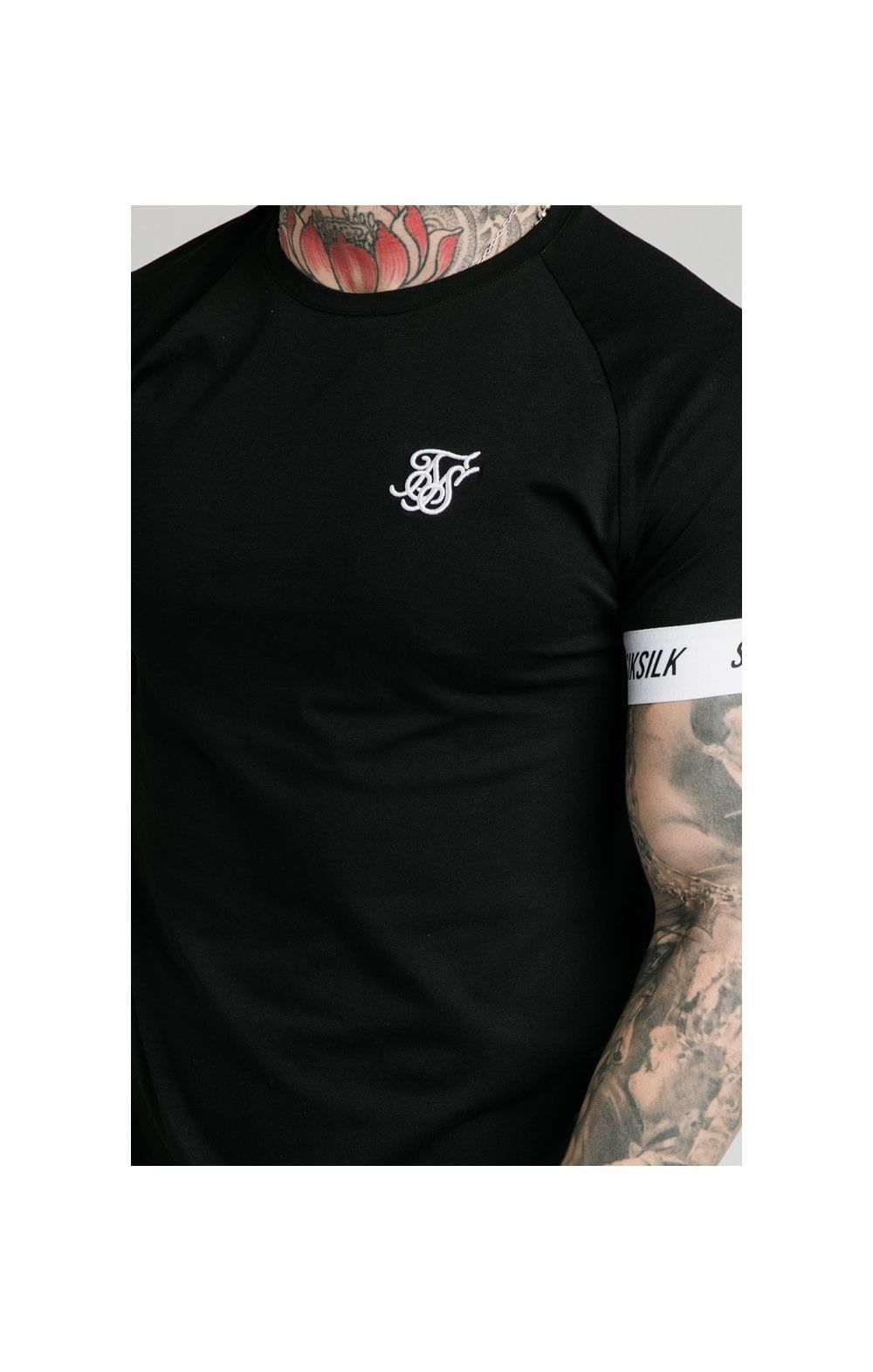 SikSilk S/S Raglan Tech Tee - Black sold by Siksilk product image thumbnail 2
