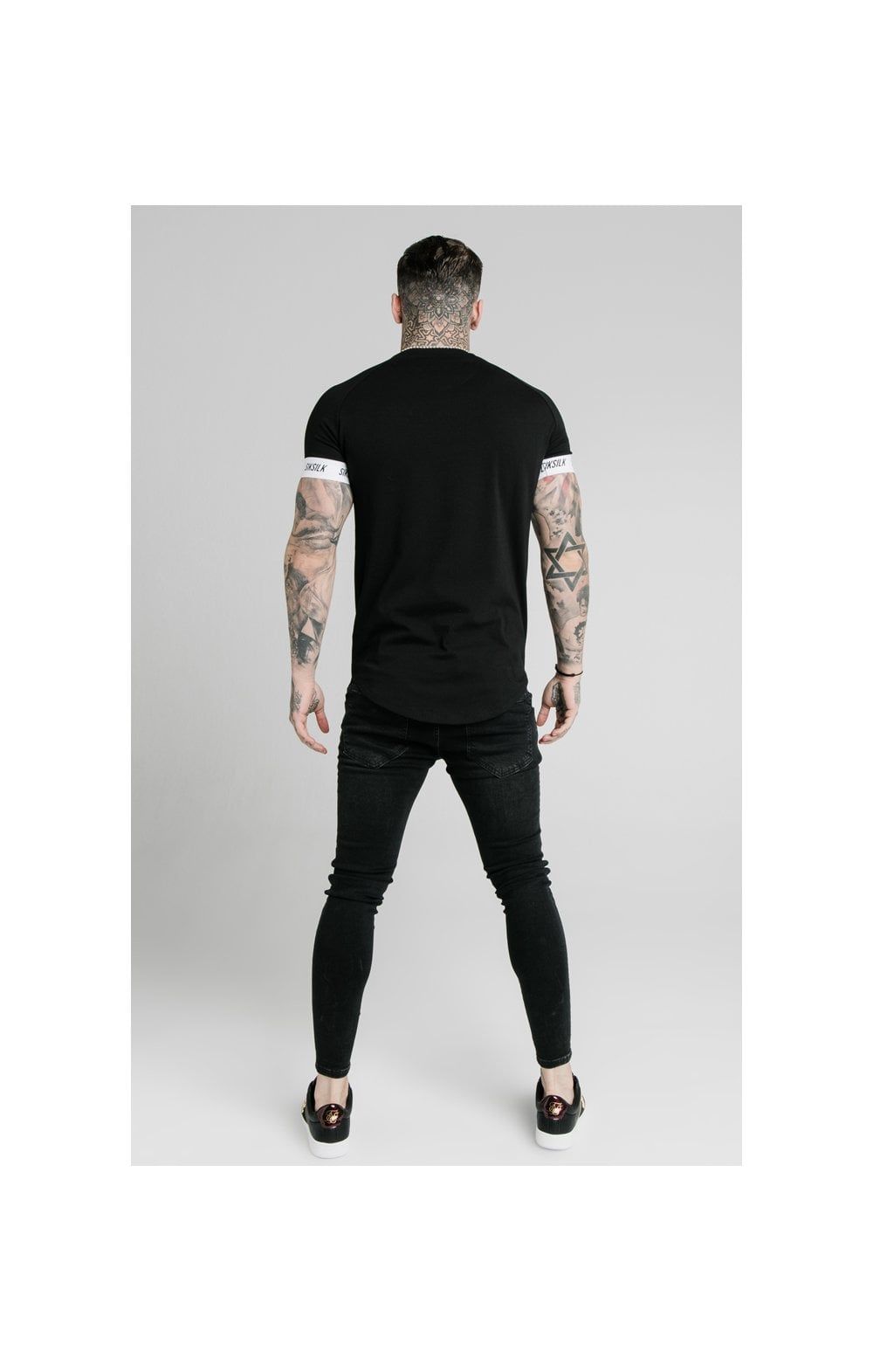 SikSilk S/S Raglan Tech Tee - Black sold by Siksilk product image thumbnail 6