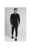 SikSilk Element L/S Straight Hem Gym Tee – Black & Gold sold by Siksilk
