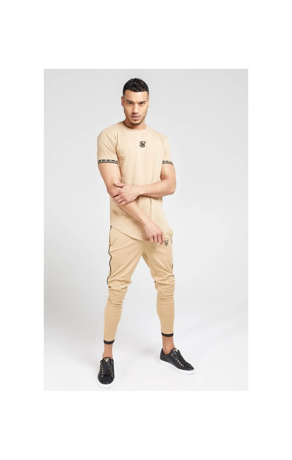 SikSilk S/S Scope Gym Tee – Beige sold by Siksilk product image thumbnail 2