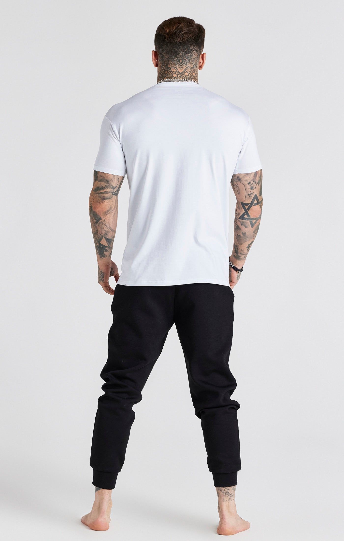 White And Grey Twin Pack V-Neck T-Shirt sold by Siksilk product image thumbnail 6
