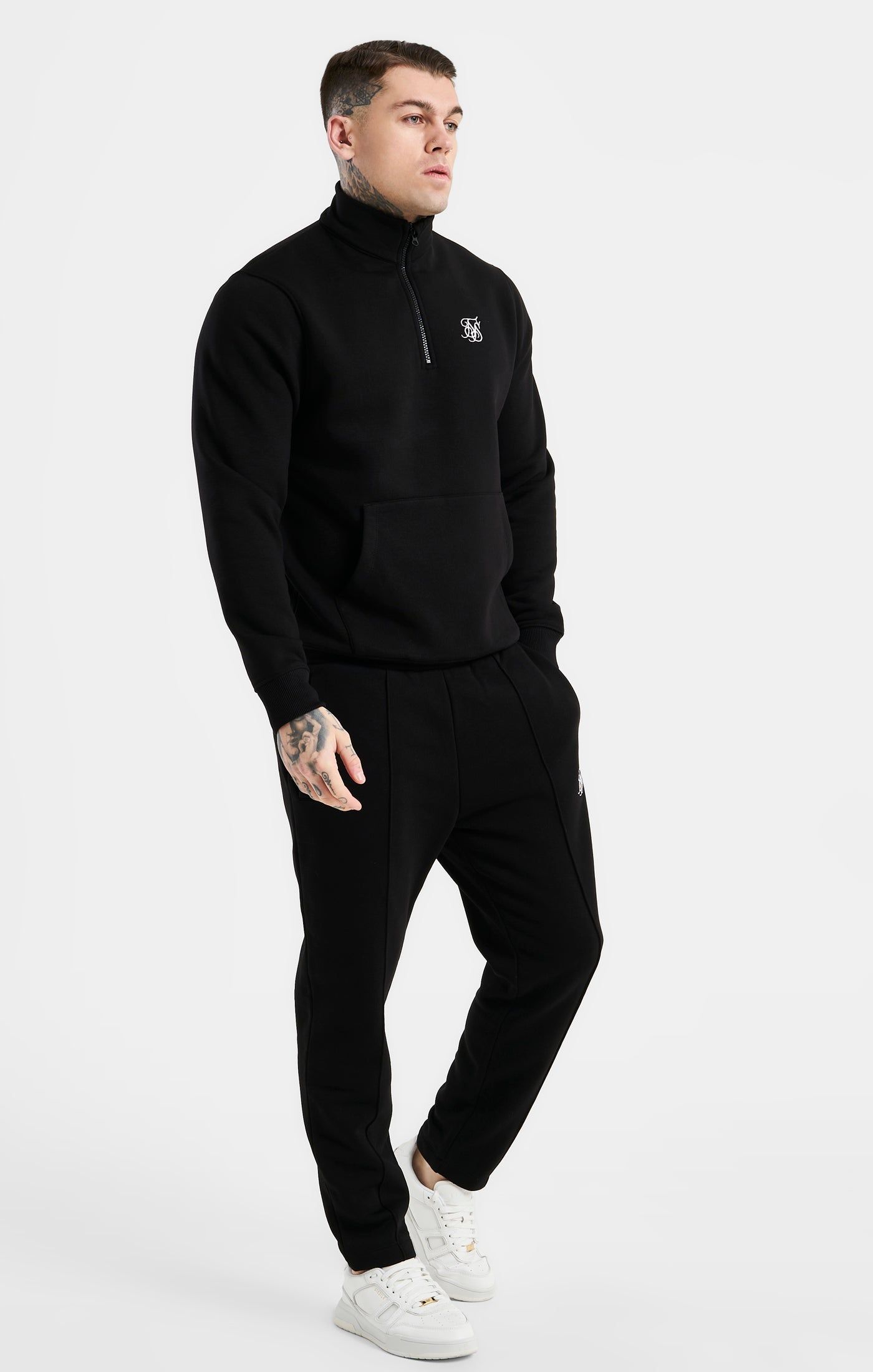 Black Zip Funnel Track Top sold by Siksilk product image thumbnail 4