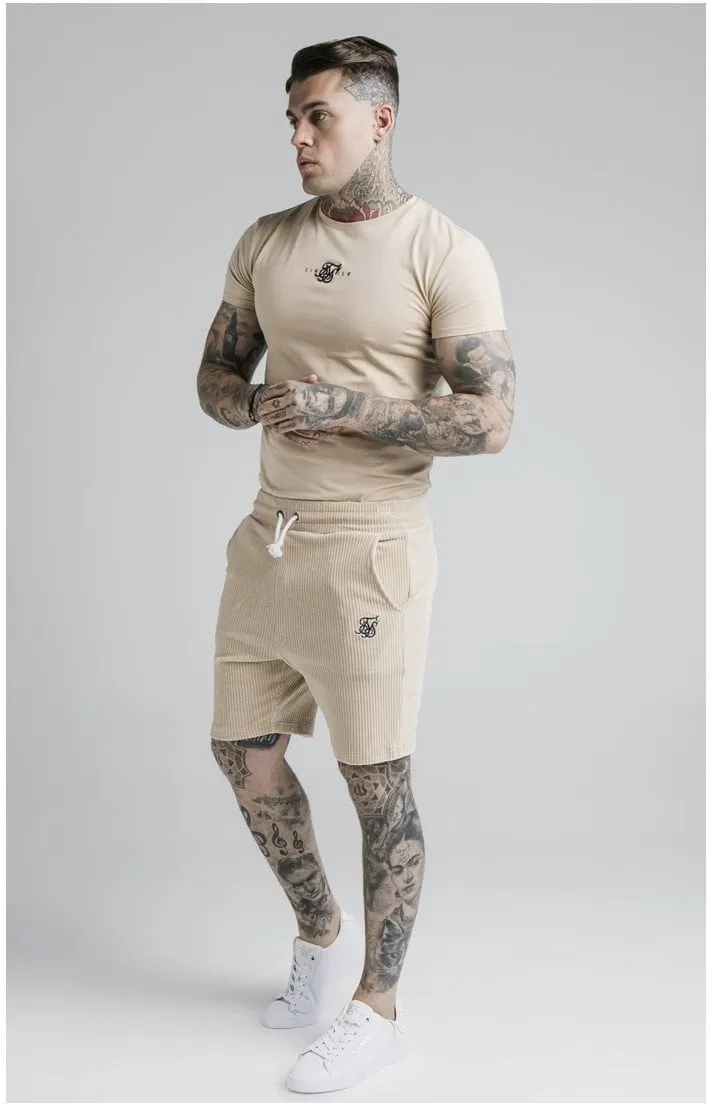 SikSilk Allure Straight Hem Gym Tee - Beige sold by Siksilk product image thumbnail 5