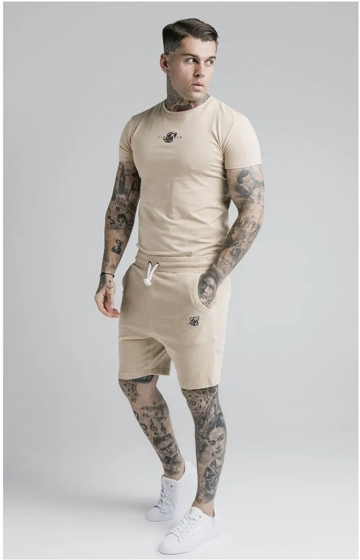 SikSilk Allure Straight Hem Gym Tee - Beige sold by Siksilk product image thumbnail 3