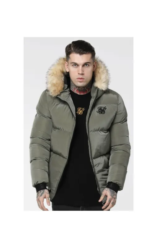 SikSilk Distance Jacket - Khaki sold by Siksilk