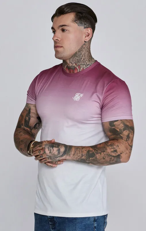 Red White Fade T-Shirt sold by Siksilk