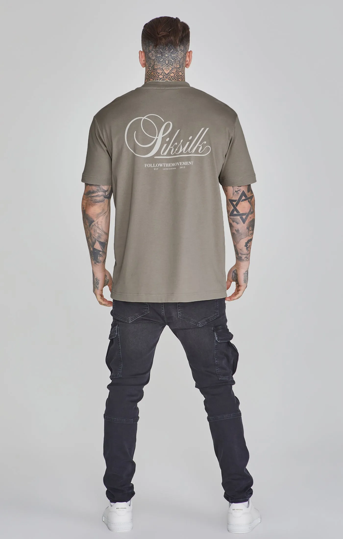 Khaki Graphic T-Shirt sold by Siksilk product image thumbnail 5