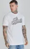 White Logo T-Shirt sold by Siksilk