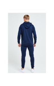 Illusive London Legacy Overhead Hoodie - Navy sold by Siksilk