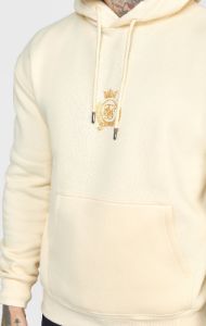 Ecru Foil Hoodie sold by Siksilk