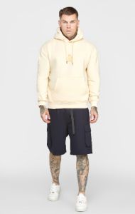 Ecru Foil Hoodie sold by Siksilk