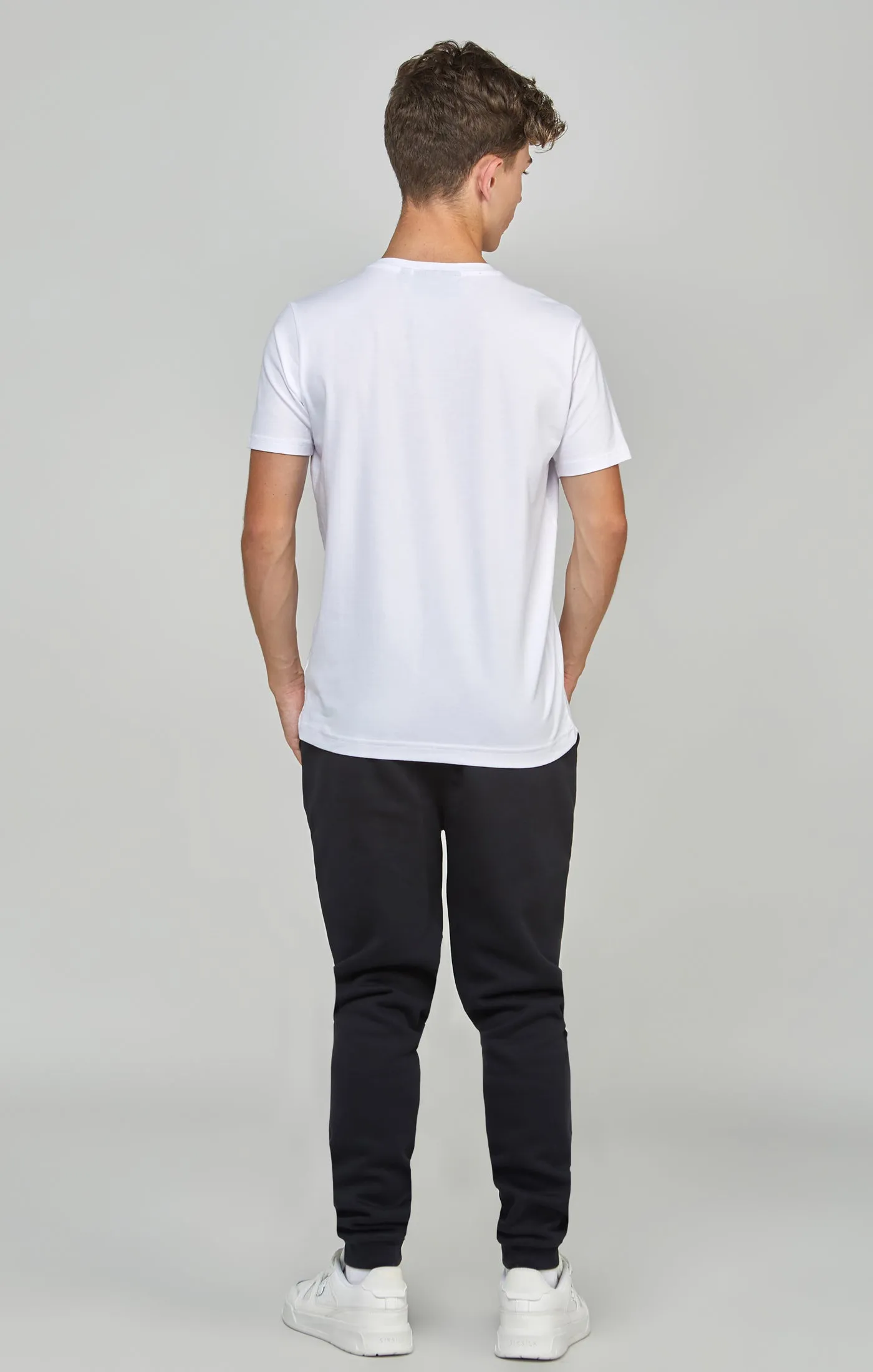 Boys White Essentials T-Shirt sold by Siksilk product image thumbnail 5