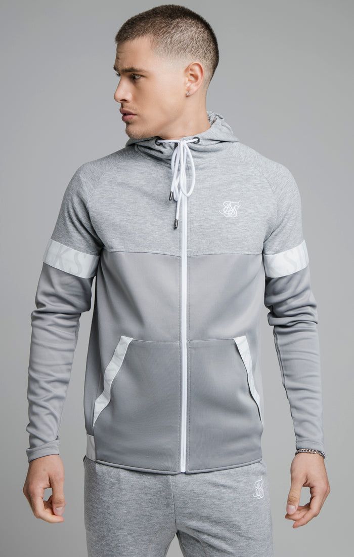 Green Dynamic Function Zip Through Hoodie sold by Siksilk