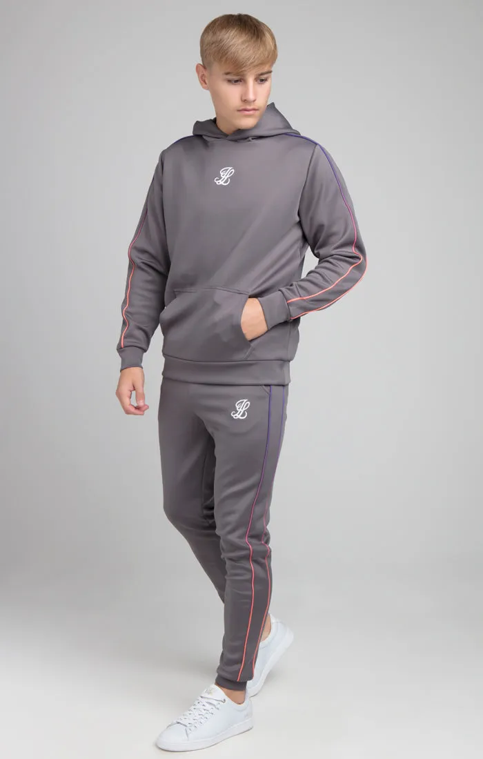 Boys Illusive Grey Overhead Hoodie sold by Siksilk product image thumbnail 4