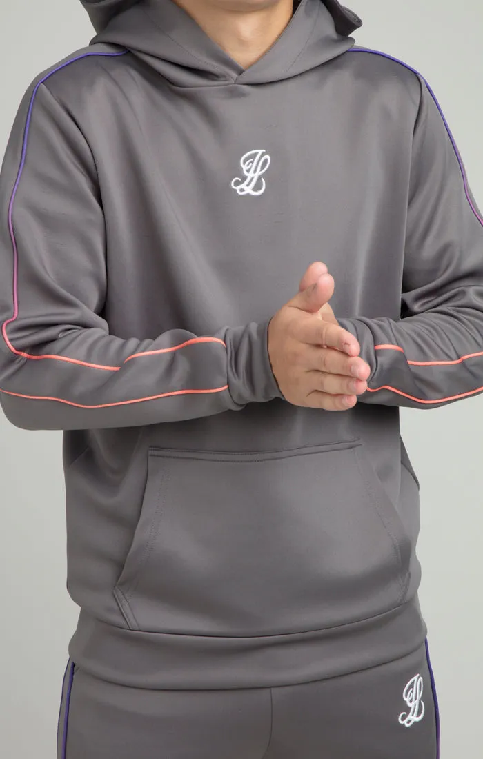 Boys Illusive Grey Overhead Hoodie sold by Siksilk product image thumbnail 2