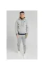 SikSilk Elastic Jacquard Overhead Hoodie – Grey sold by Siksilk