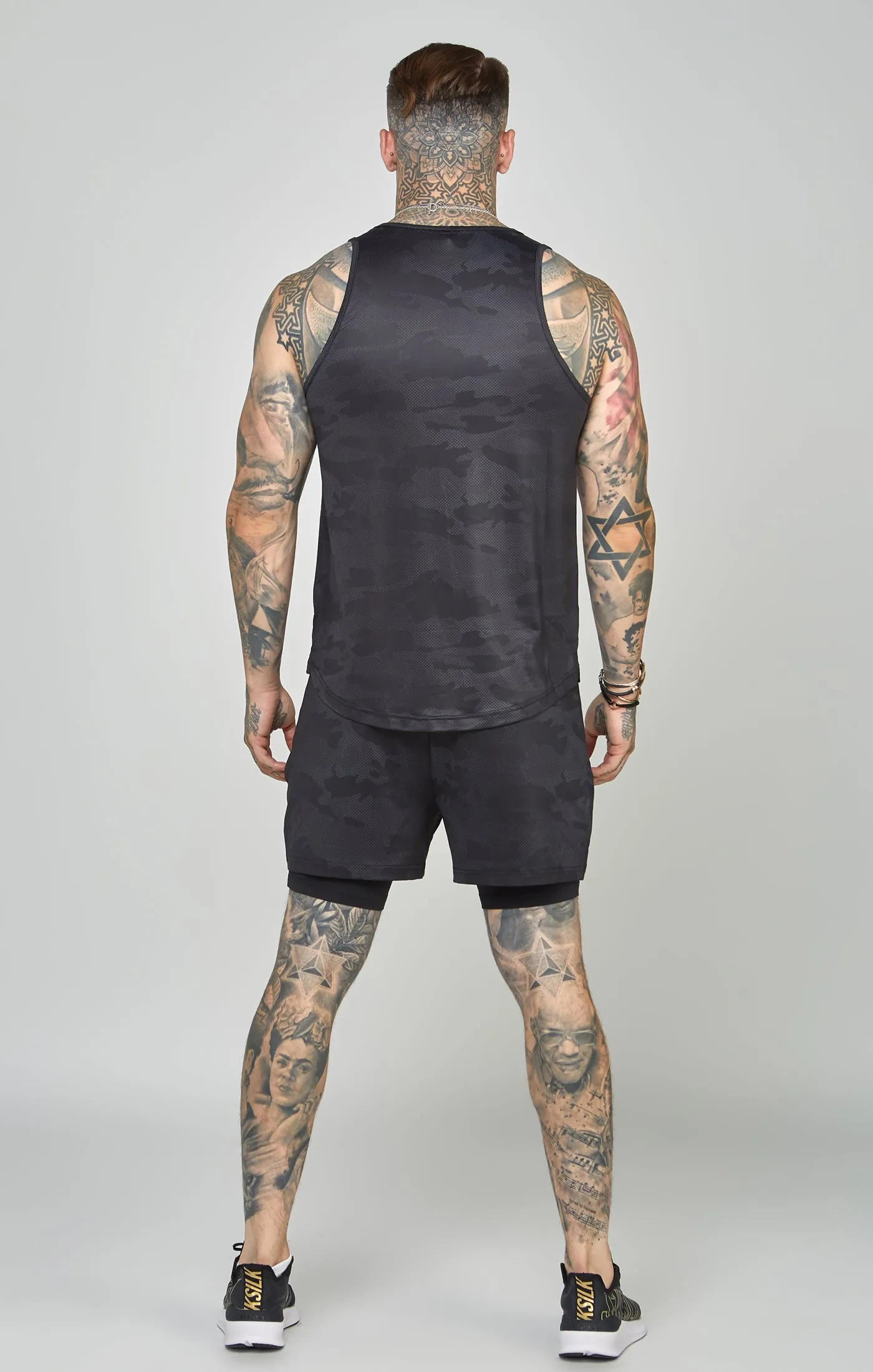 Camo Sports Dual Layer Short sold by Siksilk product image thumbnail 5