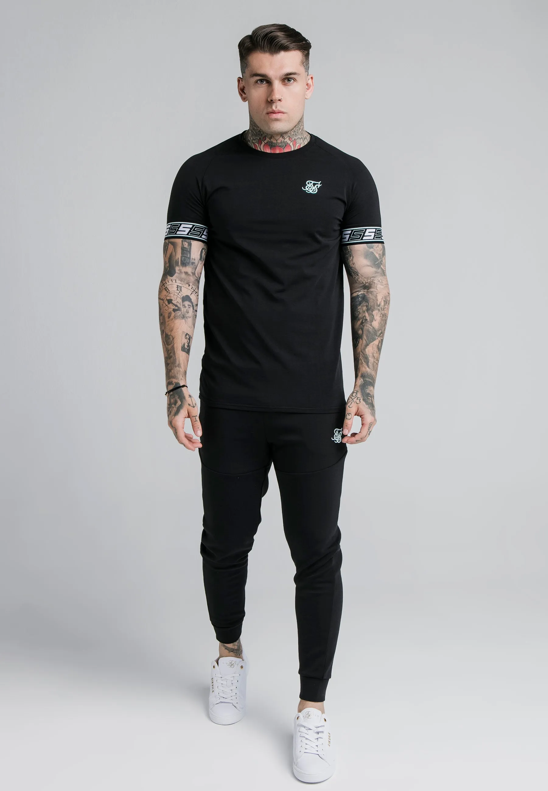 SikSilk S/S Exhibit Tech Tee - Black sold by Siksilk product image thumbnail 4