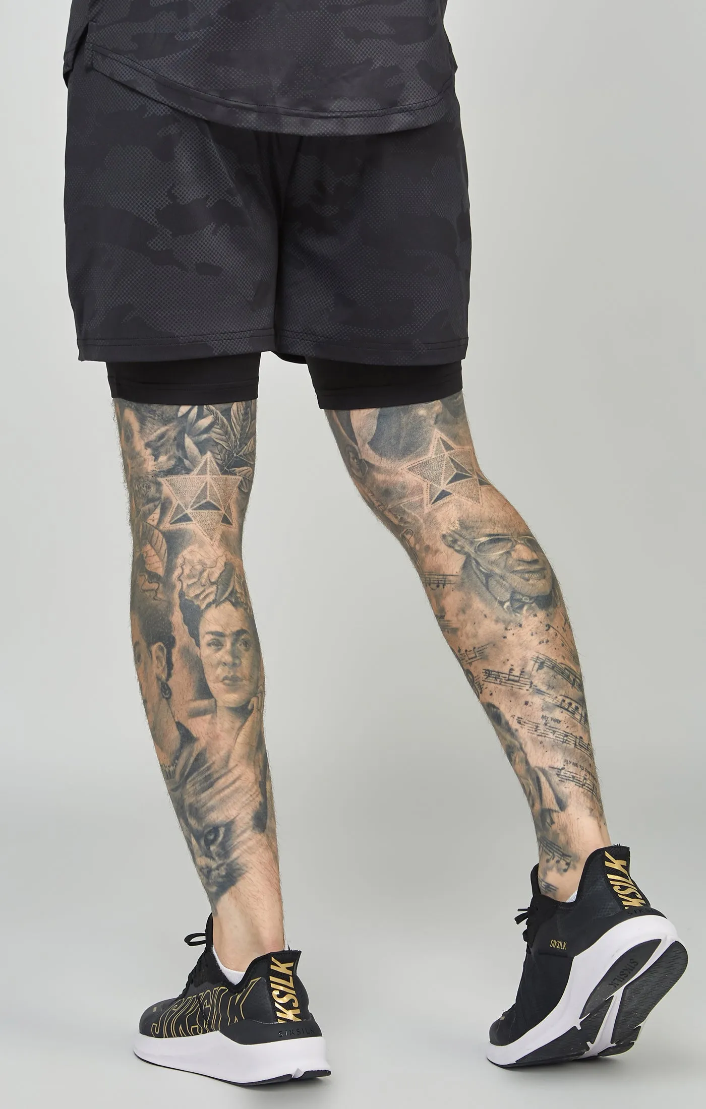 Camo Sports Dual Layer Short sold by Siksilk product image thumbnail 4