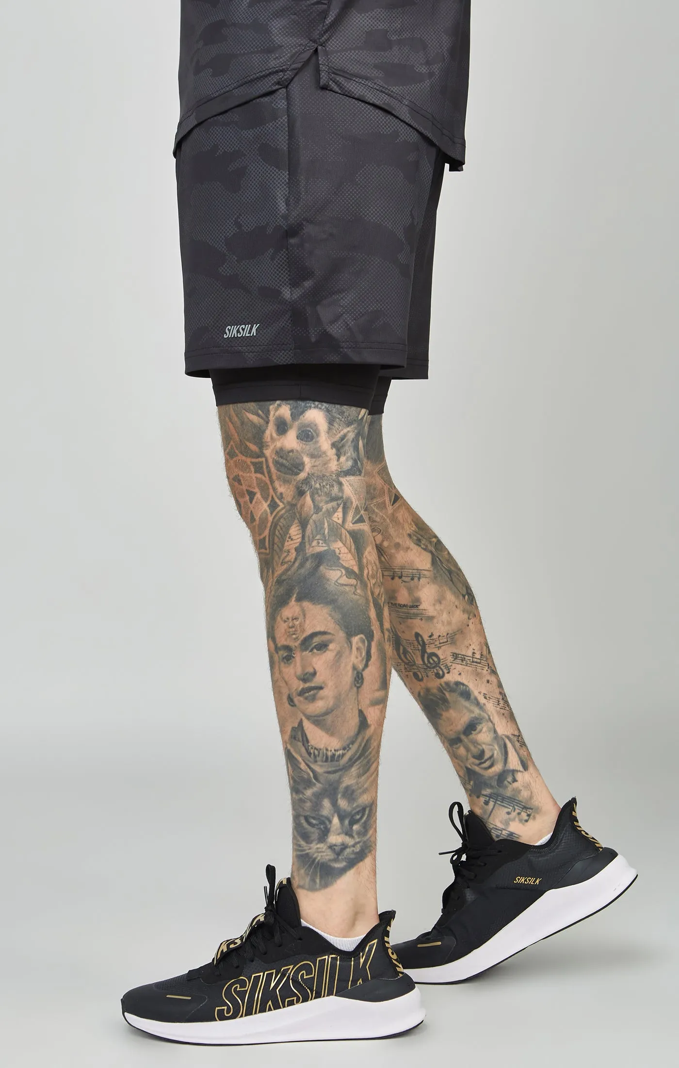 Camo Sports Dual Layer Short sold by Siksilk product image thumbnail 2