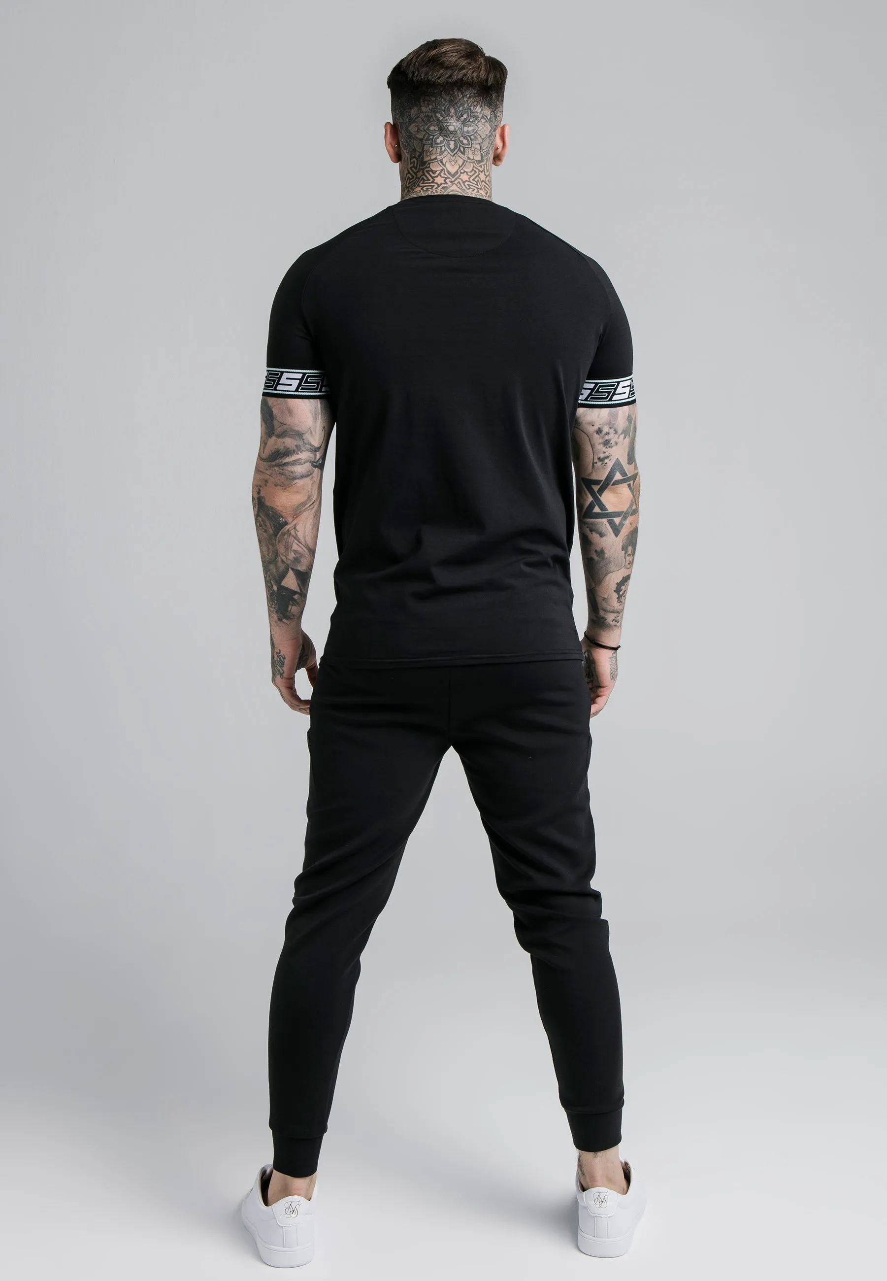 SikSilk S/S Exhibit Tech Tee - Black sold by Siksilk product image thumbnail 5