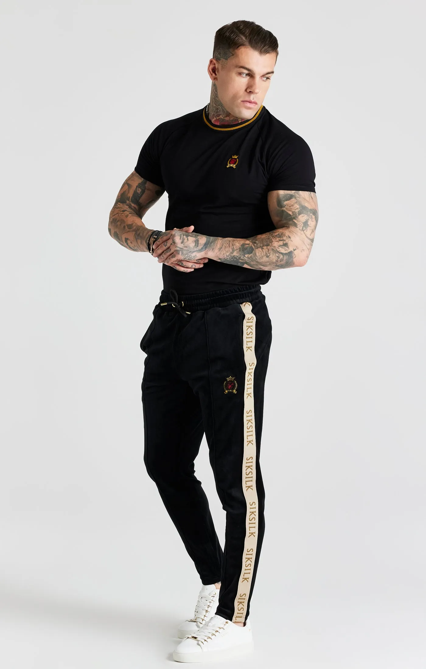 Black Track Pant sold by Siksilk product image thumbnail 3
