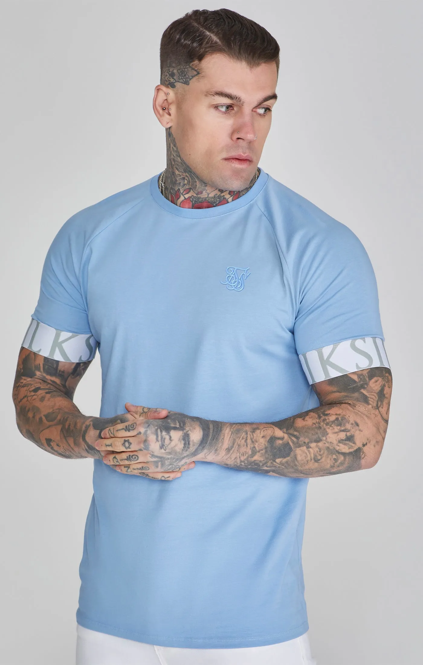 Blue Tech T-Shirt sold by Siksilk