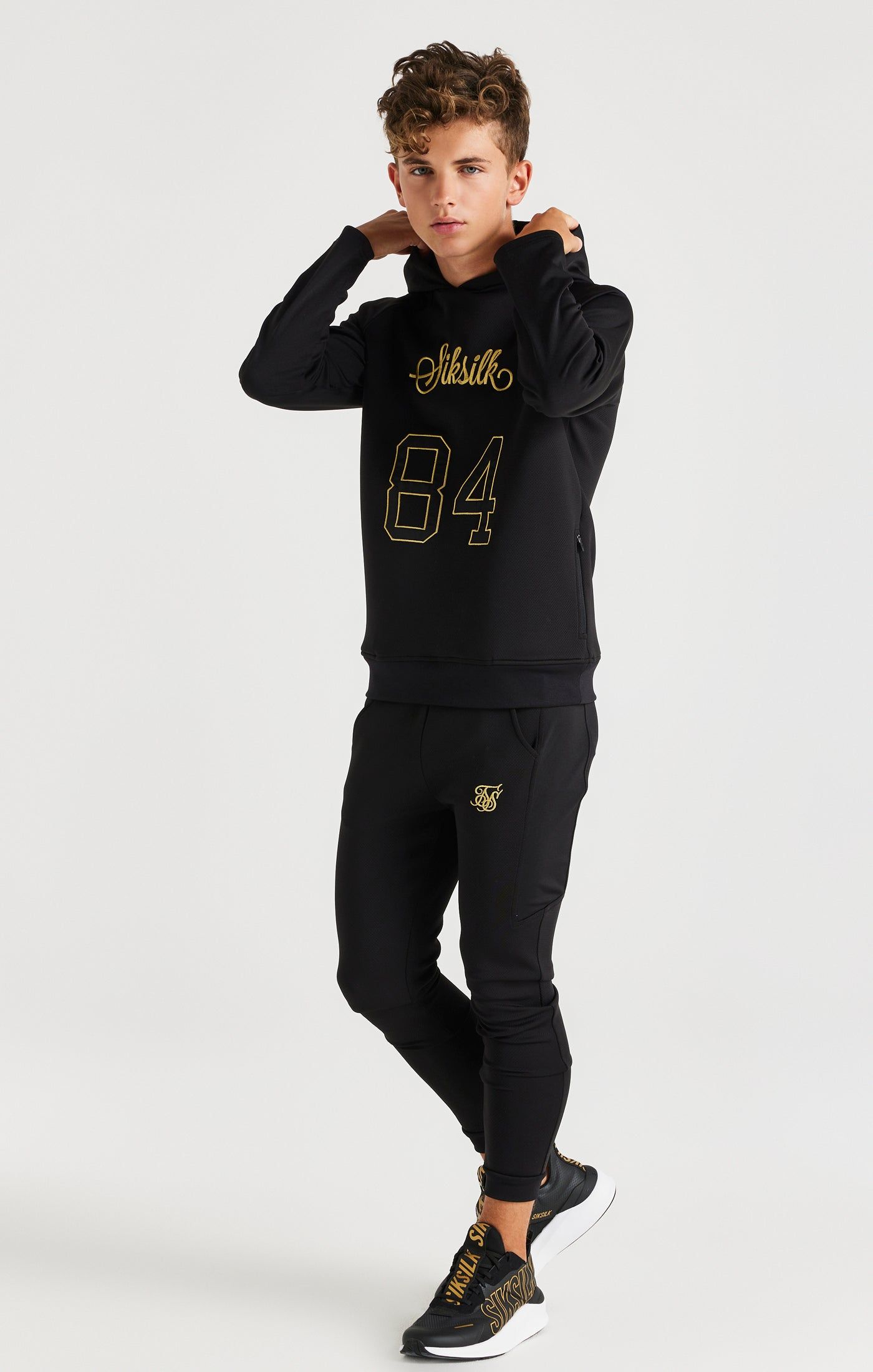 SikSilk Retro Scope Trousers - Black sold by Siksilk product image thumbnail 3