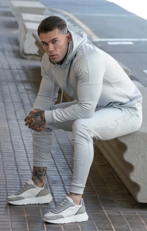 Grey Panel Hoodie sold by Siksilk