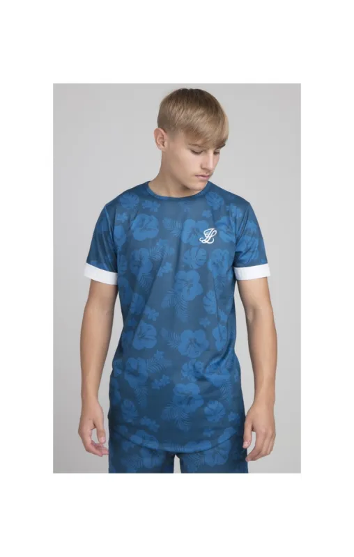 Boys Illusive Teal Floral T-Shirt sold by Siksilk