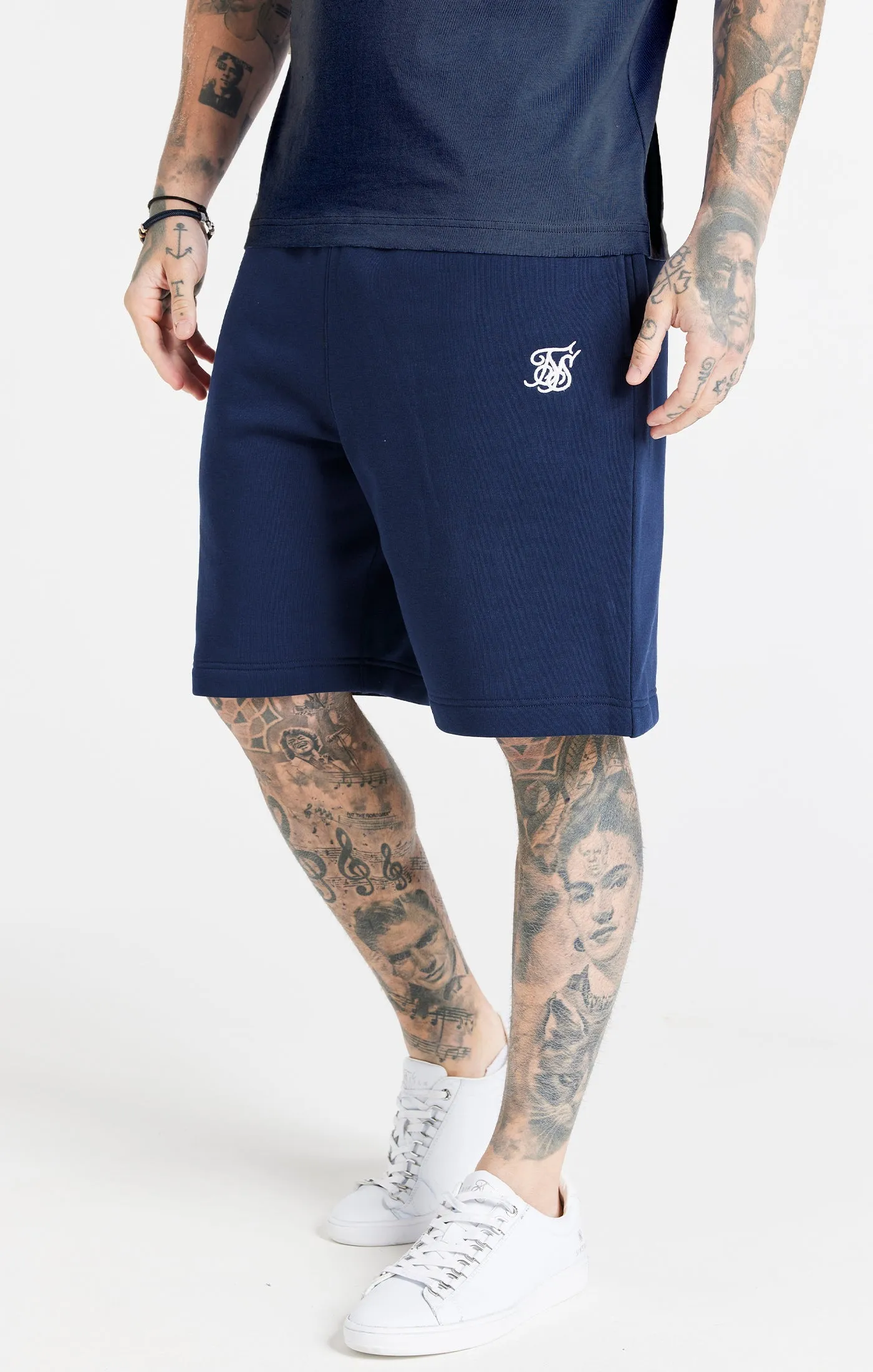 Navy Essential Short sold by Siksilk