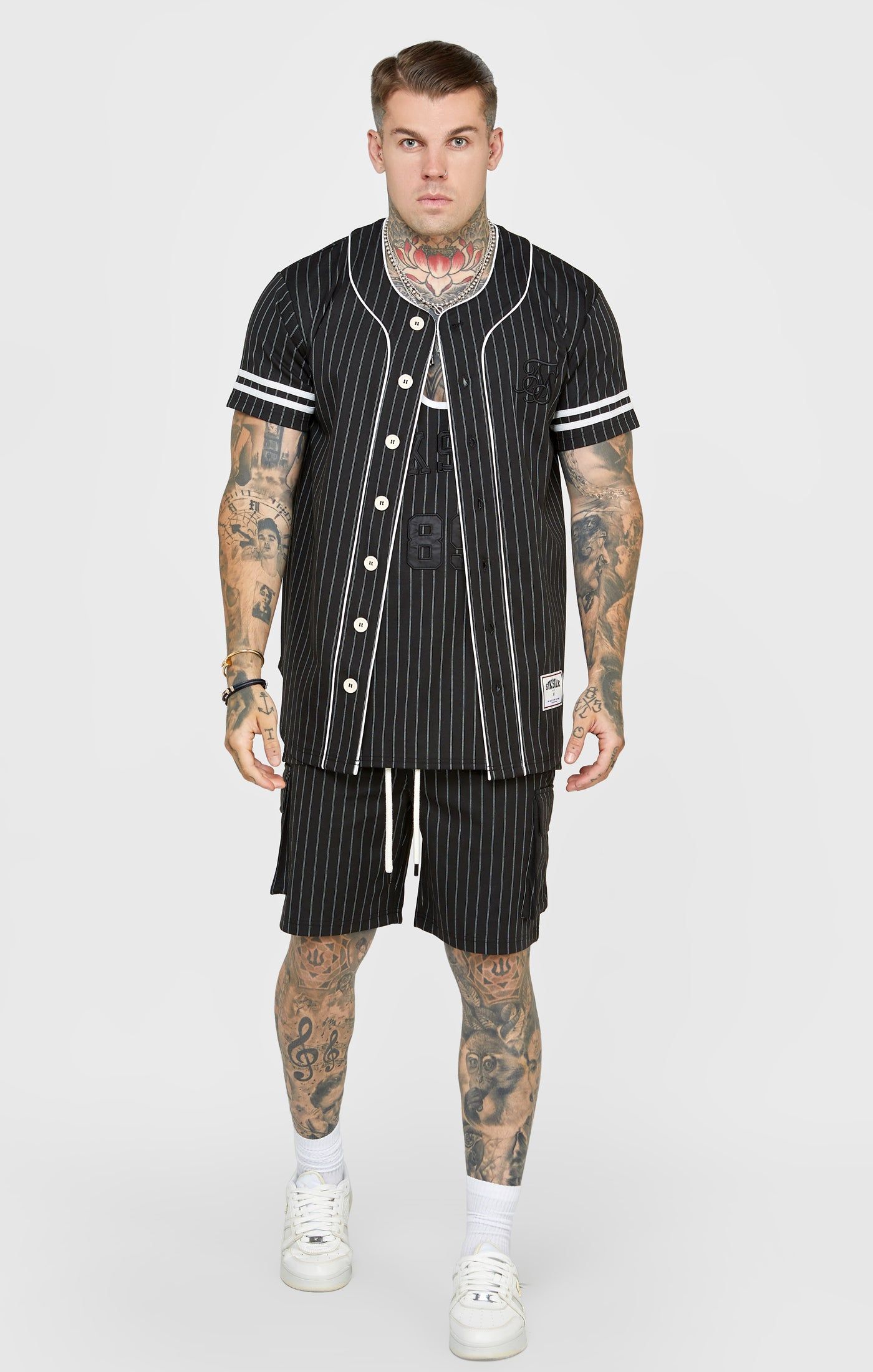 Black Baseball Jersey sold by Siksilk product image thumbnail 3