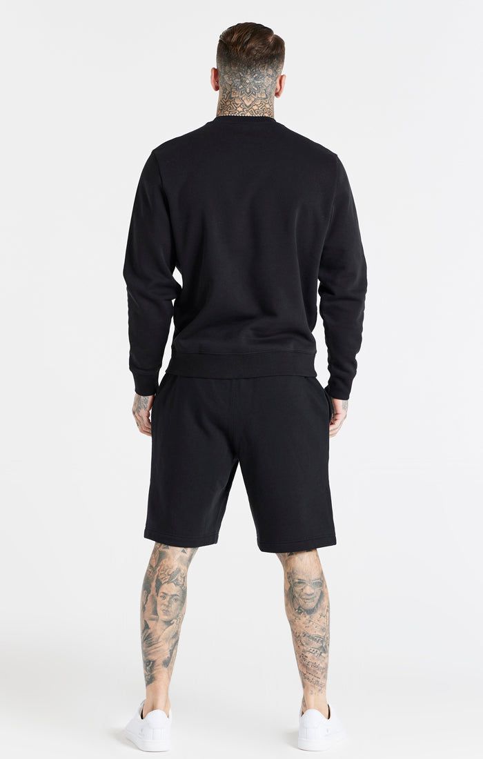 Black Essential Embroidered Short sold by Siksilk product image thumbnail 5