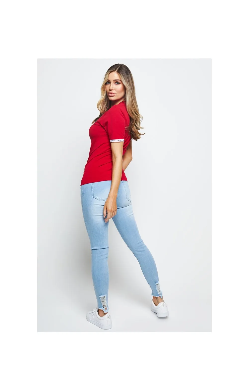 SikSilk Duality Ringer Tee - Red sold by Siksilk product image thumbnail 5
