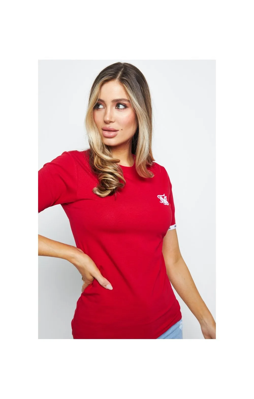 SikSilk Duality Ringer Tee - Red sold by Siksilk product image thumbnail 2