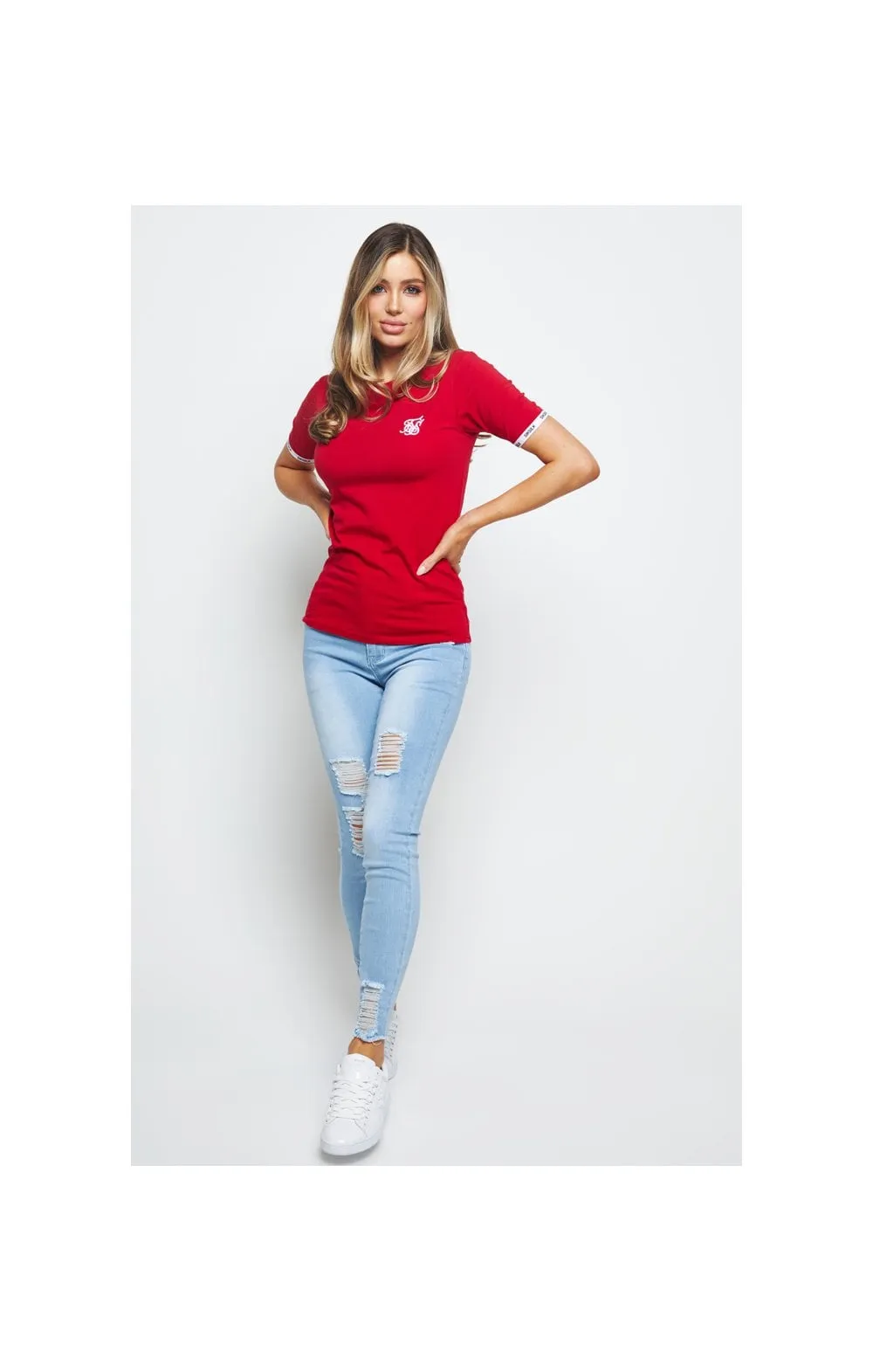 SikSilk Duality Ringer Tee - Red sold by Siksilk product image thumbnail 3