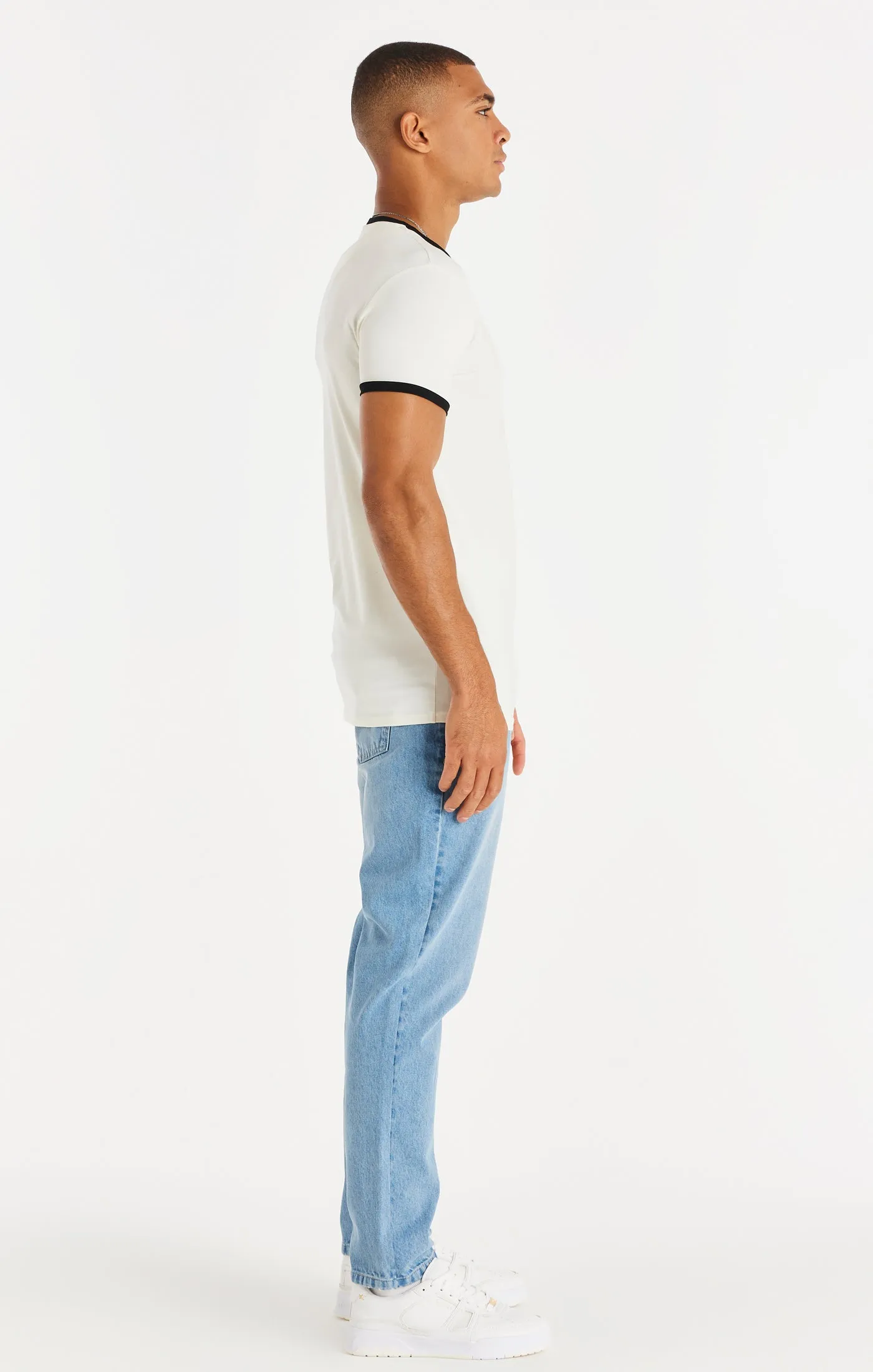 Blue Straight Cut Denim sold by Siksilk product image thumbnail 5